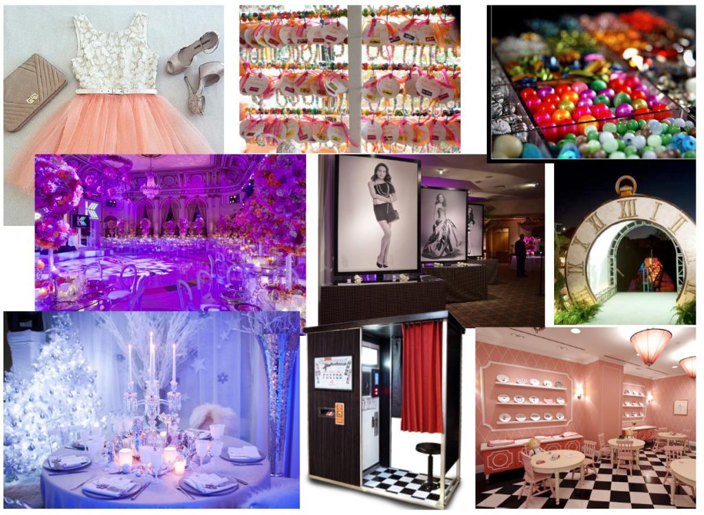 Bat Mitzvah moodboard