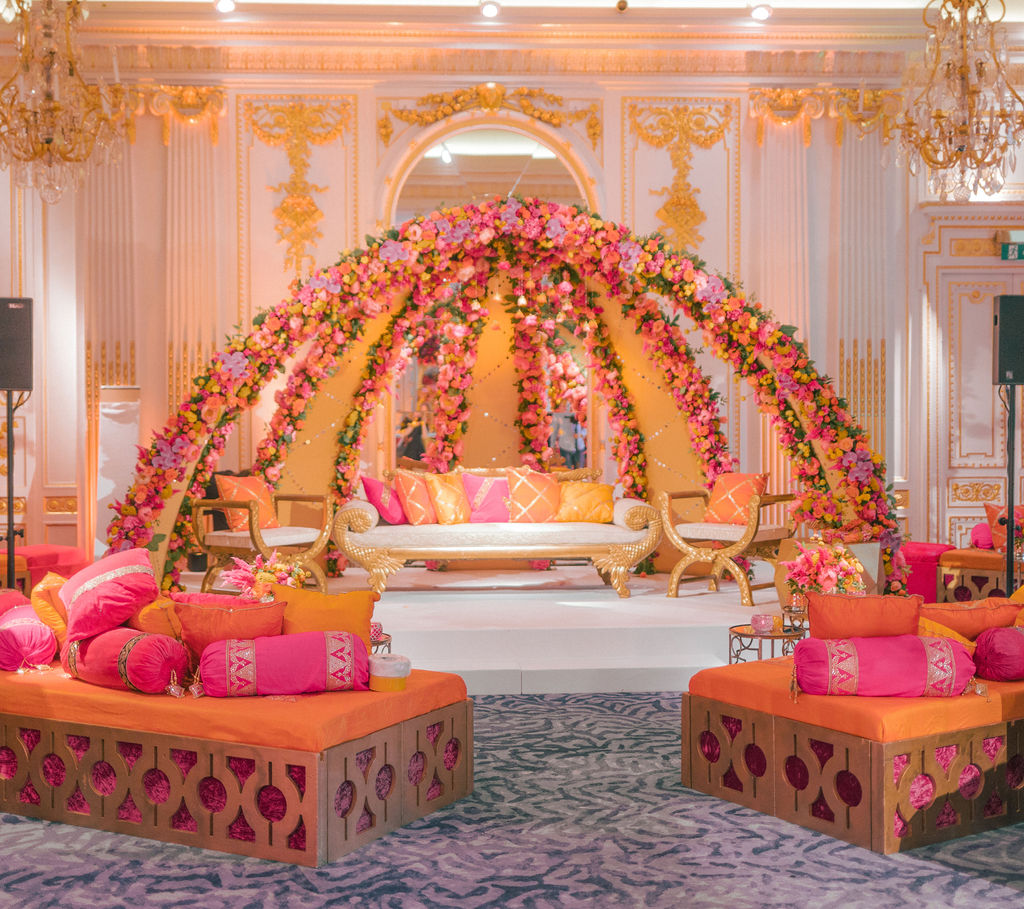 Beautiful South Asian wedding by Orchid Events Mehndi at the Mandarin Oriental, Hyde Park London
